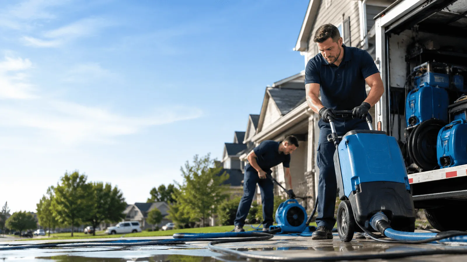 Basement Flooding being performed in Battle Creek, MI